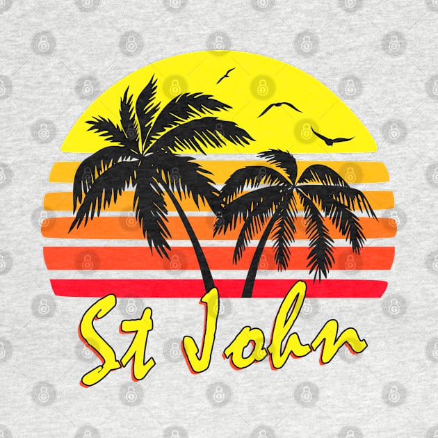 St John Retro Sunset by Nerd_art